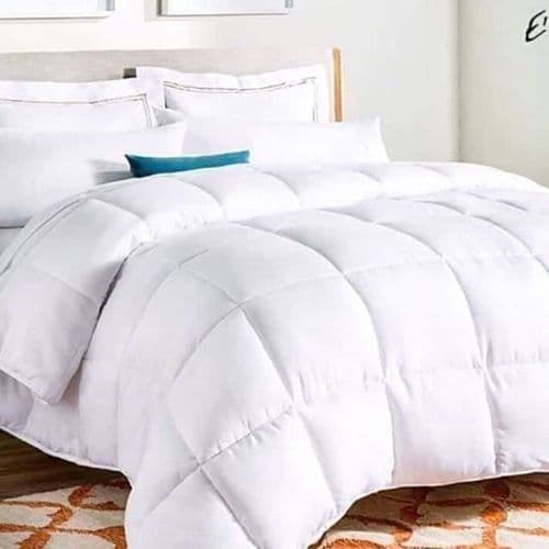 bedsheets and duvet sets white